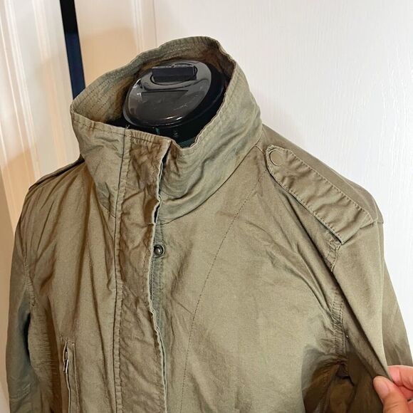 Love Tree Anorak Cargo Military Safari Utility Field Hooded Full Zip Jacket - Picture 7 of 16